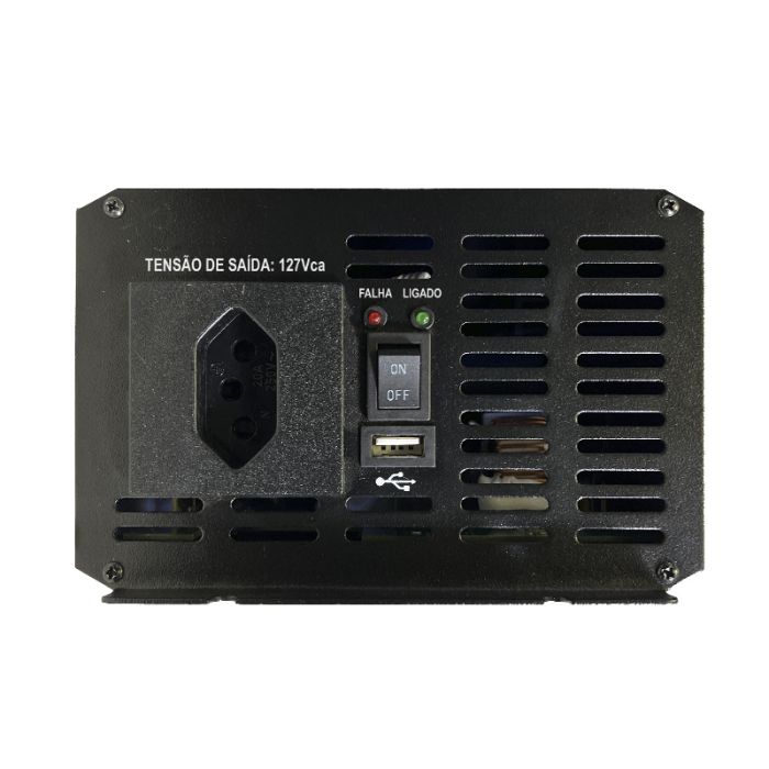 03-zt_1000-11_-_lateral_1 Inversor Solar Off Grid ZTROON ZT1000-11 - 1000W - 12/127V - Imagem 8